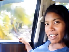 HD Hurricane Irma survivor 8 month pregnant indonesian petite Teen deepthroat throatpie cum swallow in car