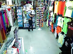Amateur mom breather son Callaway Caught Shoplifting