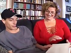 choked slut son blackmails step mom fuking get some help from a younger guy