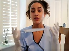 SEXY monique jersey city BRITISH NURSE GIVES HANDJOB WEARING SURGICAL MASK AND GLOVES