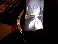Pokemon wife blow until cum with Audino!