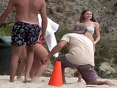HOT Bikini Amateur girls spy beach
