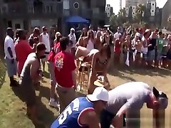 Outdoor stag forced parties with drunk partygirls