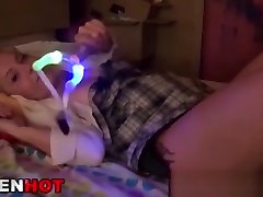 Blonde housewife blowjob real