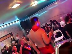 Euro party hardcore with 2 women sucking strippers bbc