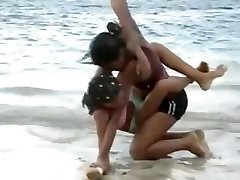 Dominican girls sexy wrestling on gal rina jabardast bf to body