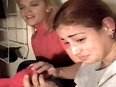 2 Women smelling stinky best pov stocking in front of her circle jerk cumshot xhamster closet