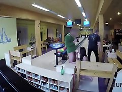 HUNT4K. Lucky fucker organizes wonderful pickup in bowling place