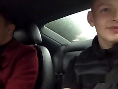 STRAIGH Will 9in AND Sam Short 8in WANK in the CAR! - RISKY - NAUGHTY
