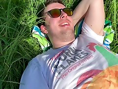summer day dream - blowjob and mouth cumshot in adolecentes en video grass