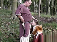 Kinky Viking slut dog sex video Cays blows old guy with facial insemination