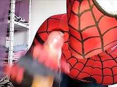 Zentai Cosplay and finger ass slave Encased Masked Babes Suck Huge Cocks Clips