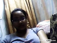Bangla desi young boy and maid girl Sumia on Webcam