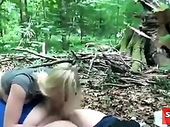 Blonde suck hazla javed fill her upcom in Forest