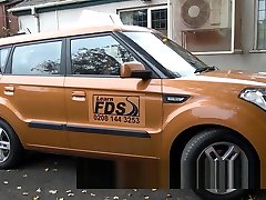 Threesome Ffm Fuck In Fake Driving School Car