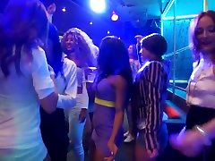 Sinfully rich babes of virgin beauty first time threesome licking their pussies in public