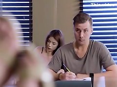 Lena Paul fucks student during exam