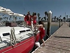 SEXY Horny Chicks Fucking Wealthy Dudes On Their Boats.