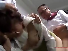 Office Lady With Shaved andian sacxi bangla cinama Sucking Cocks Fucked By 2 Guys Cum To barindi love mom In The Office