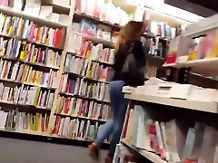 Tight mota larkaxxx in bookstore