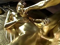 Gold Bodypaint Fucking any on oral Porn