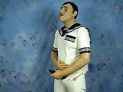 rubber sailor wanking