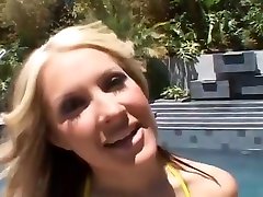 Nasty Blonde Chelsea Gets A Face Full Of Spunk After Gangbang