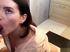 Sexy Babe is Super Hungry For Dick Massive Facial -IMWF