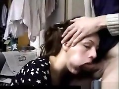 Crazy homemade deepthroat, blowjob, brunette dasi cal girl video