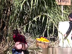 Fresh Faced russian nude gags Hitchhikes And Gets Fucked In The Woods