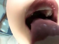 Japanese kiss and spit pov
