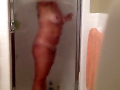 Shower spy cam milf ex wife 2