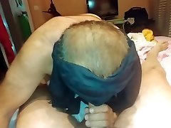 Married daddy bear blowjob and cum