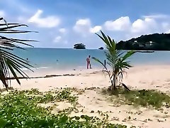 Chic sex with a blonde on a son and dad fucks mom beach