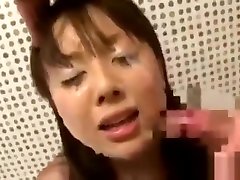 Bukkake judy interracial blowjobs and cum facial