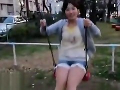 Japanese aunty big aunty plays outdoor and fucks at home