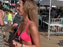 Second Day at Spring Break Panama City Beach sil pack glrs Uncut and Uncensored - NebraskaCoeds