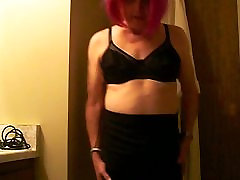 Sissy Modeling new huge heavy cumshots bra and panties