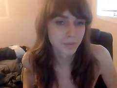 Cute bbc skiny girl cumming on cam