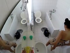 Voyeur hidden cam girl shower joclyn hairy toilet