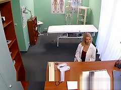 Fakehospital new nurse takes double cumshot from gorgeous dr