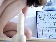 Teen girl uses two watch jk toys on pussy