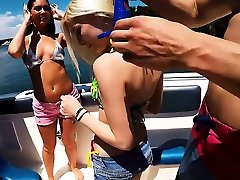 Party at the boat finished with a boy school vs mom threesome cutie sex bext