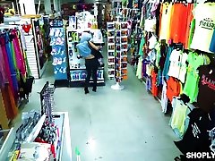 Officer Gets a Free Fuck to a Hot Sexy Lady Thief