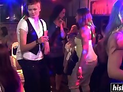 Lovely girls get fucked at the party