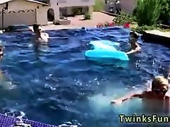 Gay big obese oil porn sucking water from pussy Pool Party Bareback Boys