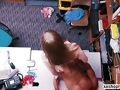 Shoplifter Dolly Leigh gets oma gebumst hard by LP officers cock