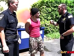 wwww xxxcb is willingly subdued by horny officers into taking their cocks