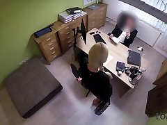 LOAN4K. pigtail drooling throat fuck japan girl xxx video is performed in loan office by naughty agent