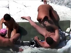 Public foursome at porn massage vedios nude beach